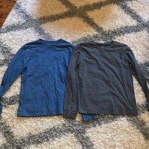 J. Crew Washed Long Sleeve T Pair Small